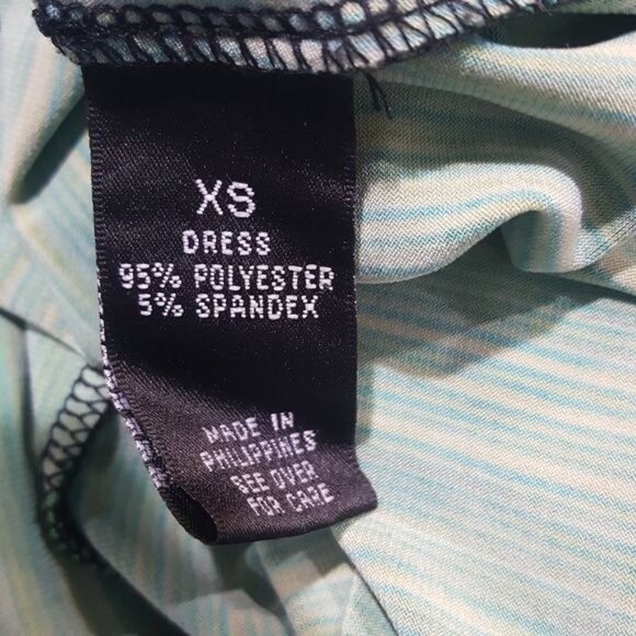 AB Studio Dress‎ Green & Black Sleeveless Size XS - Picture 6 of 7